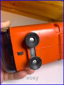 Atomic Vintage Mid Century JAPAN JAPANESE Burnt Orange Electric Pencil Sharpener