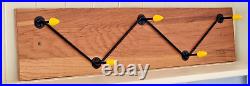 Coat Hooks Hat Rack Atomic Vintage Retro Yellow Bullet Mid Century Coat Hooks Hat Rack Atomic Vintage Retro Yellow Bullet Mid Century