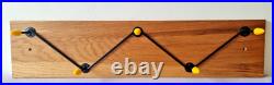Coat Hooks Hat Rack Atomic Vintage Retro Yellow Bullet Mid Century Coat Hooks Hat Rack Atomic Vintage Retro Yellow Bullet Mid Century