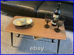 Coffee Table Mid 20th Century Melamine Wood Effect Table Stylish Atomic Design Coffee Table Mid 20th Century Melamine Wood Effect Table Stylish Atomic Design
