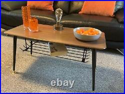 Coffee Table Mid 20th Century Melamine Wood Effect Table Stylish Atomic Design Coffee Table Mid 20th Century Melamine Wood Effect Table Stylish Atomic Design