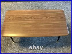Coffee Table Mid 20th Century Melamine Wood Effect Table Stylish Atomic Design Coffee Table Mid 20th Century Melamine Wood Effect Table Stylish Atomic Design