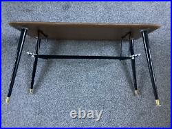 Coffee Table Mid 20th Century Melamine Wood Effect Table Stylish Atomic Design Coffee Table Mid 20th Century Melamine Wood Effect Table Stylish Atomic Design