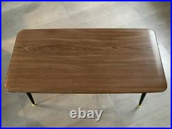 Coffee Table Mid 20th Century Melamine Wood Effect Table Stylish Atomic Design Coffee Table Mid 20th Century Melamine Wood Effect Table Stylish Atomic Design