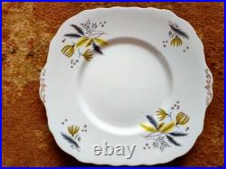 Colclough Starburst 15-Piece Vintage Bone China Tea Set Atomic Mid-Century