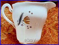 Colclough Starburst 15-Piece Vintage Bone China Tea Set Atomic Mid-Century