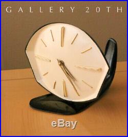 Cool! MID Century Modern Biomorphic Atomic Clock! Herman Miller Knoll Vtg 1950's