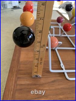 Eames style Hang It All atomic coat hat rack mid century modern