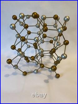 FINE MID CENTURY MOLECULAR MODEL ATOMIC SCULPTURE GEOMETRIC 1960s CHEMISTRY FINE MID CENTURY MOLECULAR MODEL ATOMIC SCULPTURE GEOMETRIC 1960s CHEMISTRY