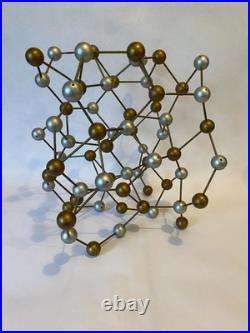 FINE MID CENTURY MOLECULAR MODEL ATOMIC SCULPTURE GEOMETRIC 1960s CHEMISTRY FINE MID CENTURY MOLECULAR MODEL ATOMIC SCULPTURE GEOMETRIC 1960s CHEMISTRY