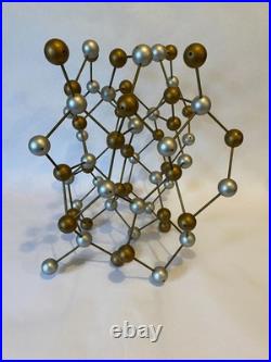 FINE MID CENTURY MOLECULAR MODEL ATOMIC SCULPTURE GEOMETRIC 1960s CHEMISTRY FINE MID CENTURY MOLECULAR MODEL ATOMIC SCULPTURE GEOMETRIC 1960s CHEMISTRY