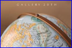 Fab! 16 Inch Articulating Floor Globe! World Vtg Map Library Atomic MID Century
