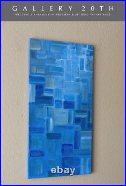 Fantastic! Orig Abstract Oil Painting! Mondrian Style MCM Atomic MID Century Vtg Fantastic! Orig Abstract Oil Painting! Mondrian Style MCM Atomic MID Century Vtg