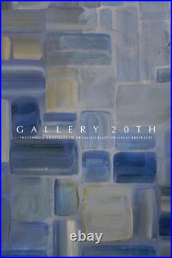 Fantastic! Orig Abstract Oil Painting! Mondrian Style MCM Atomic MID Century Vtg