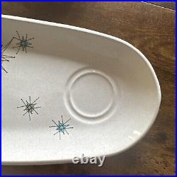 Franciscan Atomic Starburst MCM? 12 1/2 Snack Plate Tray & TeaCup? RARE