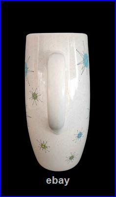 Franciscan Atomic Starburst? Mid-Century MCM? 9 5/8 56 oz PITCHER
