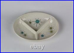 Franciscan Atomic Starburst? Mid-Century MCM? Child's 3 Part Divided Plate