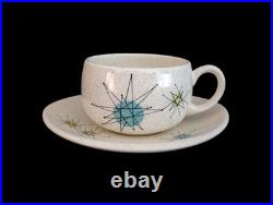 Franciscan Atomic Starburst Mid-Century Modern MCM? 6 Piece Place Setting