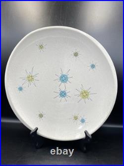 Franciscan Atomic Starburst Unused Mid-Century 13 3/8 CHOP PLATE/ROUND PLATTER