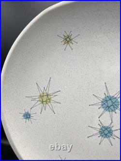 Franciscan Atomic Starburst Unused Mid-Century 13 3/8 CHOP PLATE/ROUND PLATTER