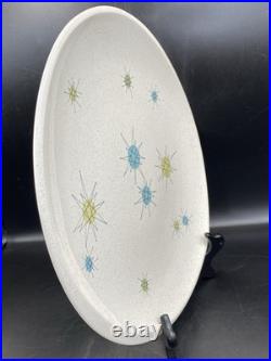 Franciscan Atomic Starburst Unused Mid-Century 13 3/8 CHOP PLATE/ROUND PLATTER