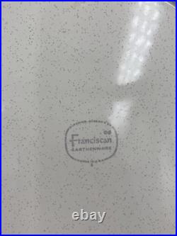 Franciscan Atomic Starburst Unused Mid-Century 13 3/8 CHOP PLATE/ROUND PLATTER