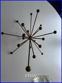 HUGE Atomic Starburst Lampshade Finial MCM Mid Century Modern Space Age Sputnik HUGE Atomic Starburst Lampshade Finial MCM Mid Century Modern Space Age Sputnik
