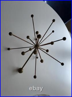 HUGE Atomic Starburst Lampshade Finial MCM Mid Century Modern Space Age Sputnik HUGE Atomic Starburst Lampshade Finial MCM Mid Century Modern Space Age Sputnik