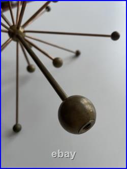 HUGE Atomic Starburst Lampshade Finial MCM Mid Century Modern Space Age Sputnik HUGE Atomic Starburst Lampshade Finial MCM Mid Century Modern Space Age Sputnik