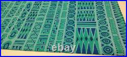 Harwood Steiger Atomic INCA II Mid Century Modern Cotton 2 YARDS Teal Turquoise Harwood Steiger Atomic INCA II Mid Century Modern Cotton 2 YARDS Teal Turquoise