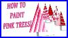 How_To_Paint_Pink_MID_Century_Christmas_Trees_Watercolor_And_Metallic_01_kmx
