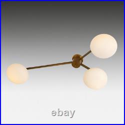 Italian Ceiling Light Chandelier Stilnovo Arredoluce MID Century 1950 Atomic