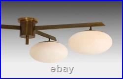Italian Ceiling Light Chandelier Stilnovo Arredoluce MID Century 1950 Atomic