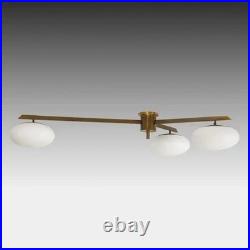 Italian Ceiling Light Chandelier Stilnovo Arredoluce MID Century 1950 Atomic