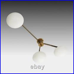 Italian Ceiling Light Chandelier Stilnovo Arredoluce MID Century 1950 Atomic