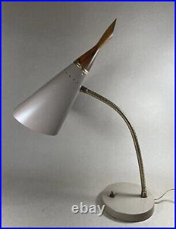 Laurel Mid Century Laurel Lamp Company Cone Light Desk Table Lamp Flexible