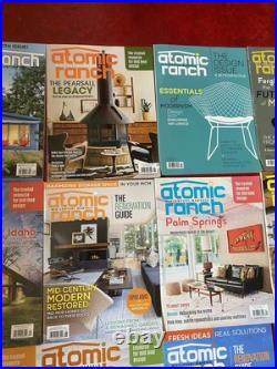 Lot 23 Atomic Ranch magazines mid century architecture home decor mcm 2013-2024