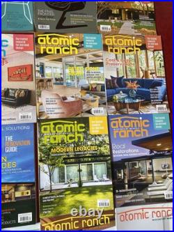 Lot 23 Atomic Ranch magazines mid century architecture home decor mcm 2013-2024