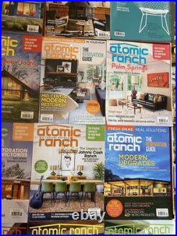 Lot 23 Atomic Ranch magazines mid century architecture home decor mcm 2013-2024
