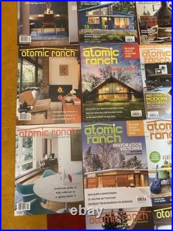 Lot 23 Atomic Ranch magazines mid century architecture home decor mcm 2013-2024