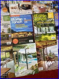 Lot 23 Atomic Ranch magazines mid century architecture home decor mcm 2013-2024