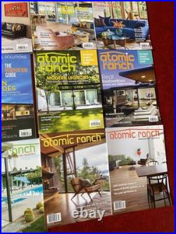 Lot 23 Atomic Ranch magazines mid century architecture home decor mcm 2013-2024