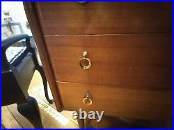 Lovely Vintage Retro MID Century Chest Of Five Drawers Atomic Legs