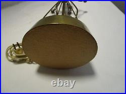 MCM Metal Wire TABLE LAMP Sputnik Atomic 1960's Gold tone 22.50 Tall