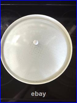 MCM Mid-Century Modern UFO Flying Saucer Atomic Metal Dome Ceiling Light Fixture