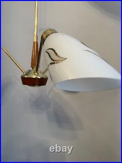 MID CENTURY Ceiling Light Rewired 1960's Atomic Style