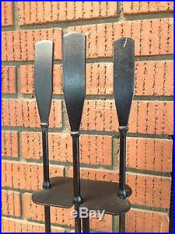 MID CENTURY FIREPLACE TOOLS SET ATOMIC EAMES NELSON ERA 60s LUTHER CONOVER