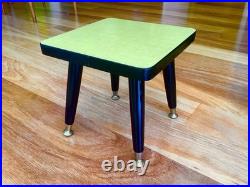 MID CENTURY Small SIDE TABLE RARE RETRO 1960s ATOMIC Era Legs EXCELLENT COND/N