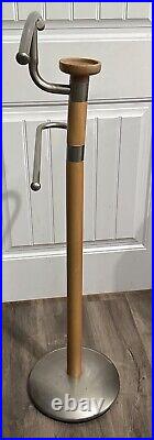 Mens Valet Mid Century Atomic Style Chrome Wood Modernist Mens Valet Mid Century Atomic Style Chrome Wood Modernist