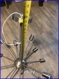 Mid Century 12 Arms Pretty Sputnik Silver Chandelier Atomic Ceiling Light 35 Mid Century 12 Arms Pretty Sputnik Silver Chandelier Atomic Ceiling Light 35